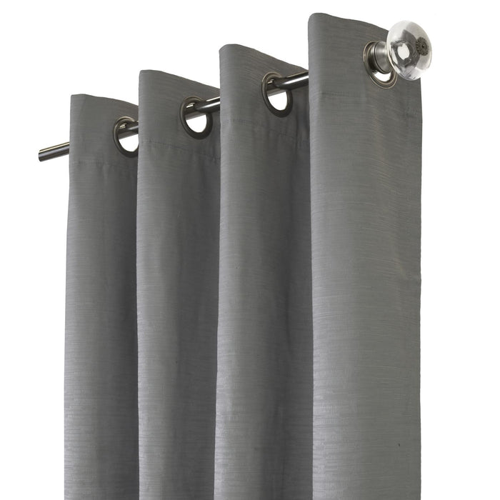 Thermaplus Shadow Blackout UV Protection Grommet Curtain Panel for Windows 52" x 63" Grey