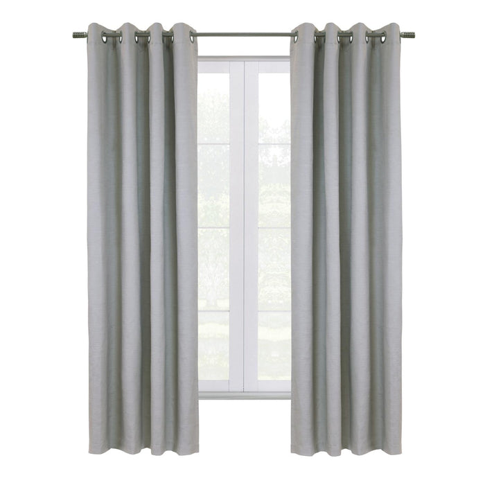 Thermaplus Shadow Blackout UV Protection Grommet Curtain Panel for Windows 52" x 63" Grey