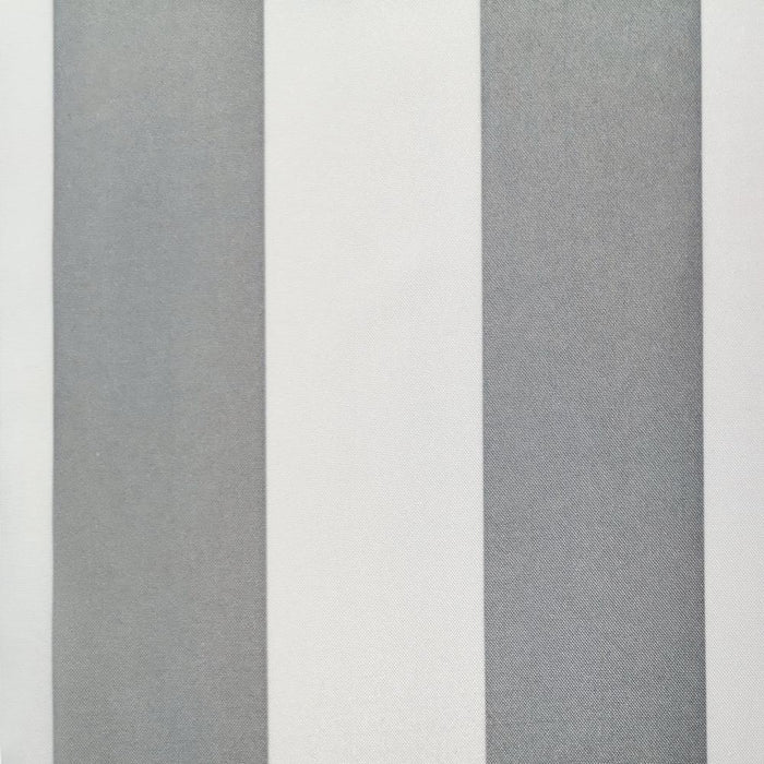 Commonwealth Seascapes Stripes Light Filtering Satiny Look Provide Privacy Grommet Outdoor Panel Pair Alloy Grey
