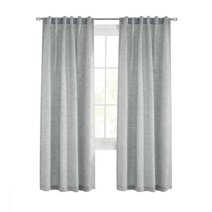 Commonwealth Legacy Danbury Light Filtering Dual Header Curtain - Blue