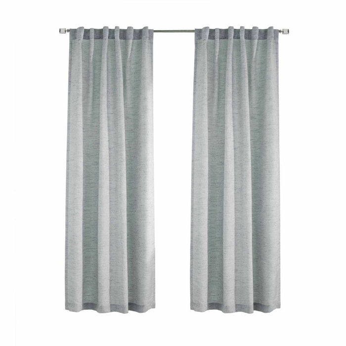 Commonwealth Legacy Danbury Light Filtering Dual Header Curtain - Blue