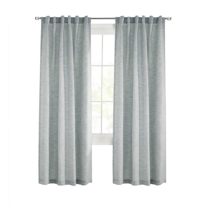 Commonwealth Legacy Danbury Light Filtering Dual Header Curtain - Blue