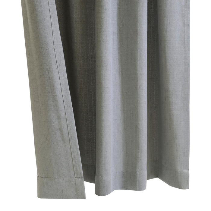 Habitat Mulberry Light Filtering Functional Dual Header Curtain Panel for Windows Grey