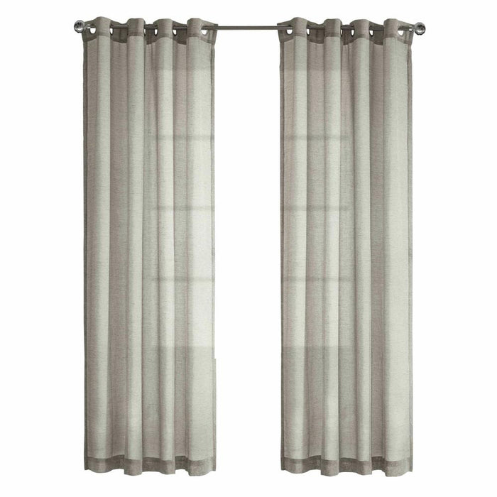 Commonwealth Ambiance Belge Sheer Grommet Curtain - Stone