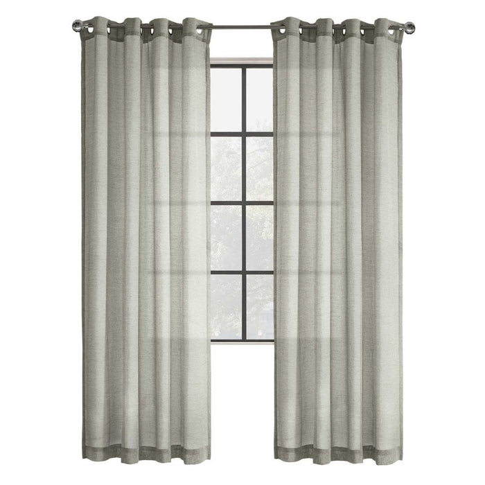 Commonwealth Ambiance Belge Sheer Grommet Curtain - Stone