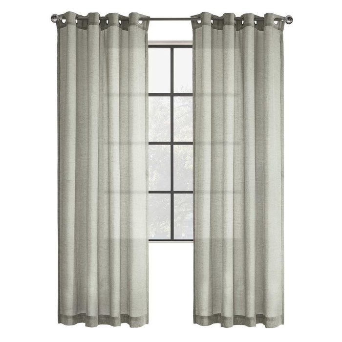 Commonwealth Ambiance Belge Sheer Grommet Curtain - Stone