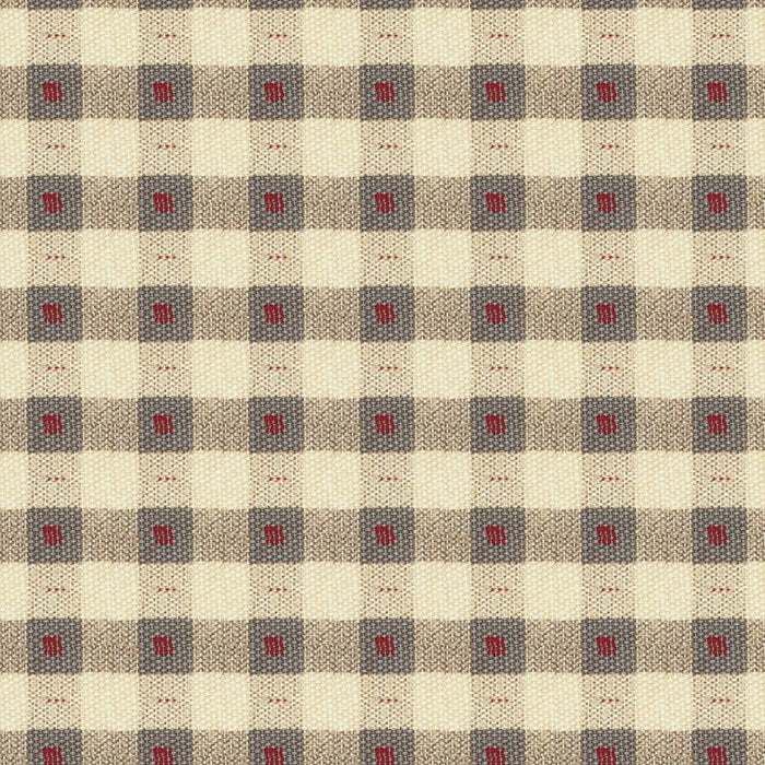 Thermalogic Checkmate Classic Room Darkening Simple Mini Check Pattern Pole Top Curtain Panel Pair Grey