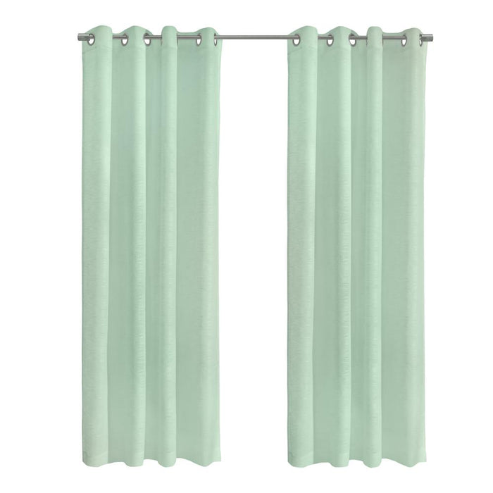 Habitat Boucle Sheer Premium Stylish and Functional Grommet Curtain Panel Surf Spray