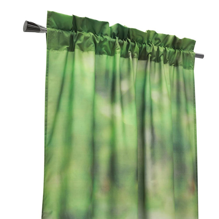 Habitat Photo Real Cute Bears Family Light Filtering Pole Top Curtain Panel Soothing Glow Pair Each 37" x 84" Multicolor