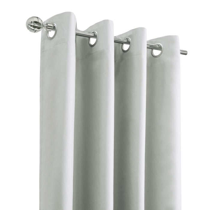 Thermaplus Alpine Blackout Premium Stylish and Functional Grommet Curtain Panel White