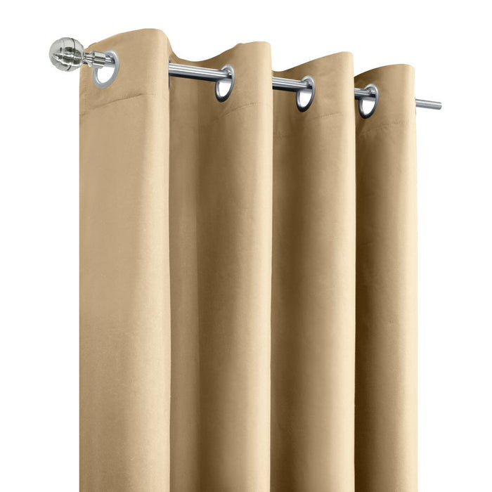 Thermaplus Alpine Blackout Premium Stylish and Functional Grommet Curtain Panel Taupe