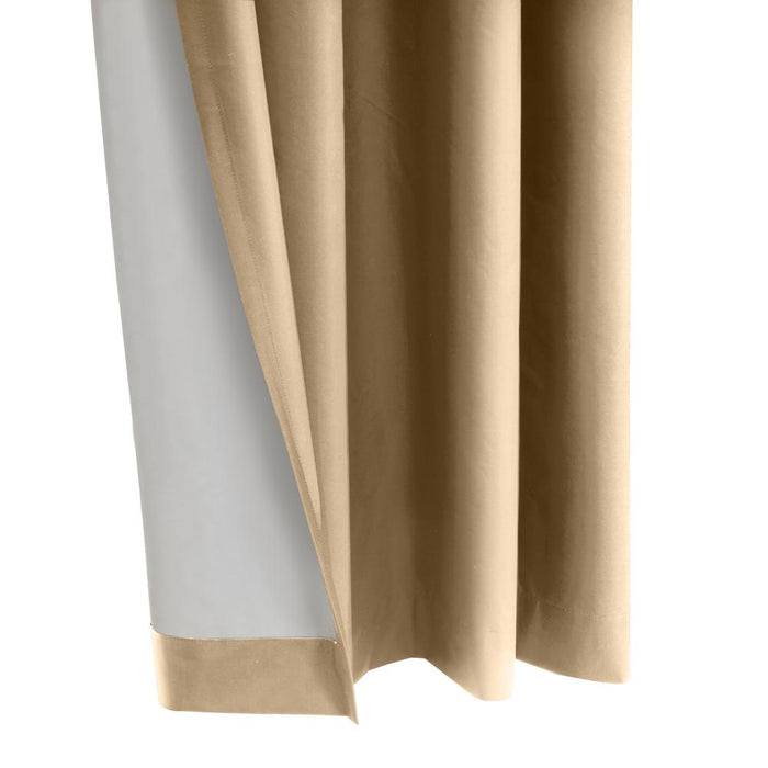 Thermaplus Alpine Blackout Premium Stylish and Functional Grommet Curtain Panel Taupe