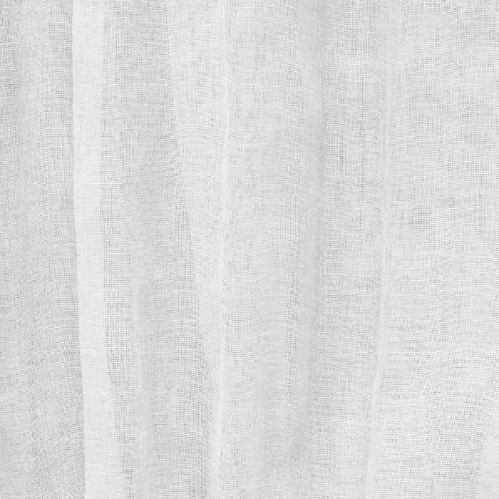 Habitat Paloma Sheer Dual Header Stylish and Functional Curtain Panel White