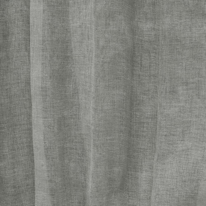 Habitat Paloma Sheer Dual Header Stylish and Functional Curtain Panel Grey
