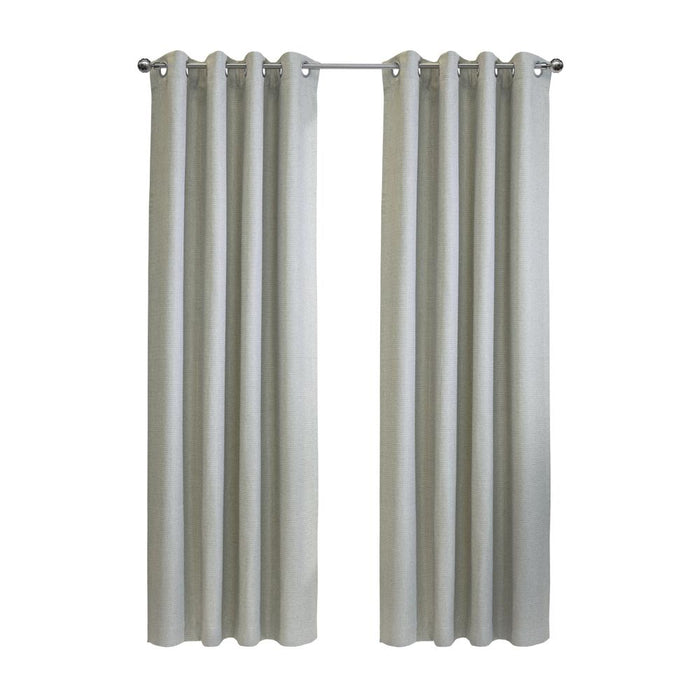 Thermaplus Zoey Room Darkening Window Treatment Grommet Curtain Panel for Bedroom Livingroom Grey