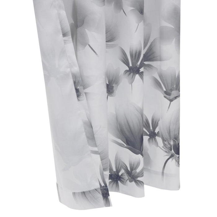 Habitat Ophelia Light Filtering Window Treatment Grommet Curtain Panel for Bedroom Livingroom White Grey
