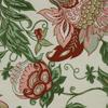 Habitat Jacobean Garden Jacobean Print Design Light Filtering Dual Header Curtain Panel for Livingroom Red