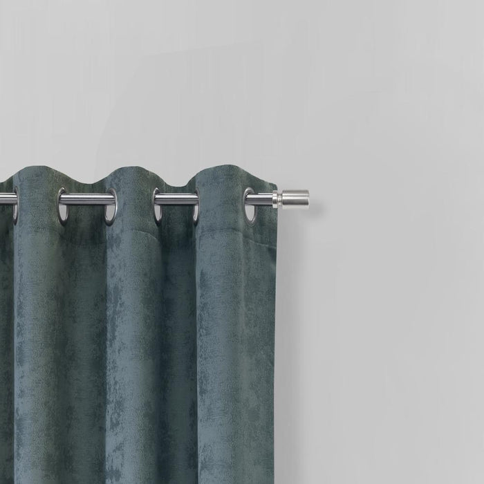 Habitat Portland Light Filtering Window Treatment Grommet Curtain Panel for Bedroom Livingroom Steel Blue