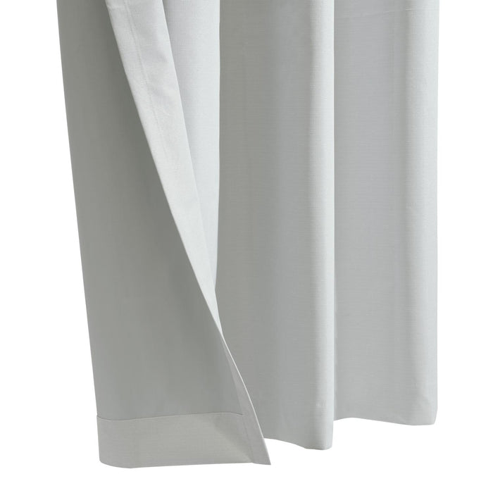 Thermaplus Marissa Blackout UV Protection Grommet Curtain Panel for Windows Light Grey