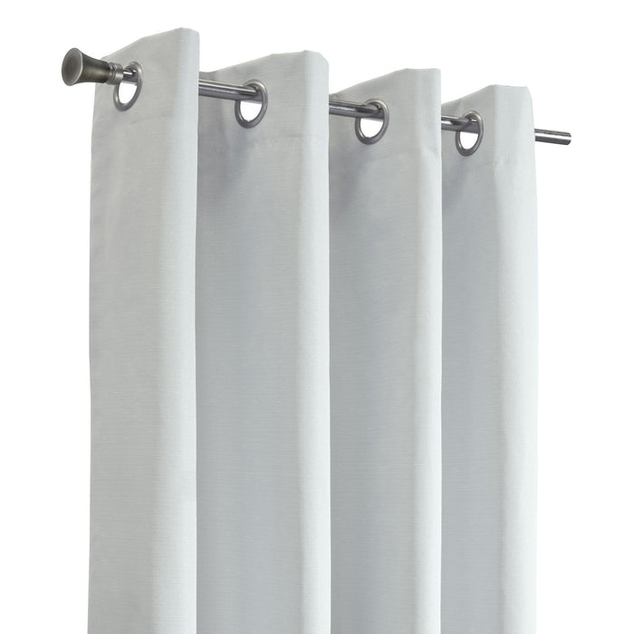 Thermaplus Marissa Blackout UV Protection Grommet Curtain Panel for Windows Light Grey