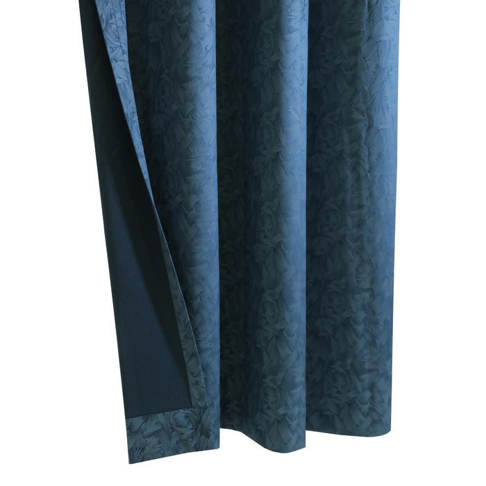 Habitat Bristol Room Darkening UV Protecion Grommet Curtain Panel for Windows Navy