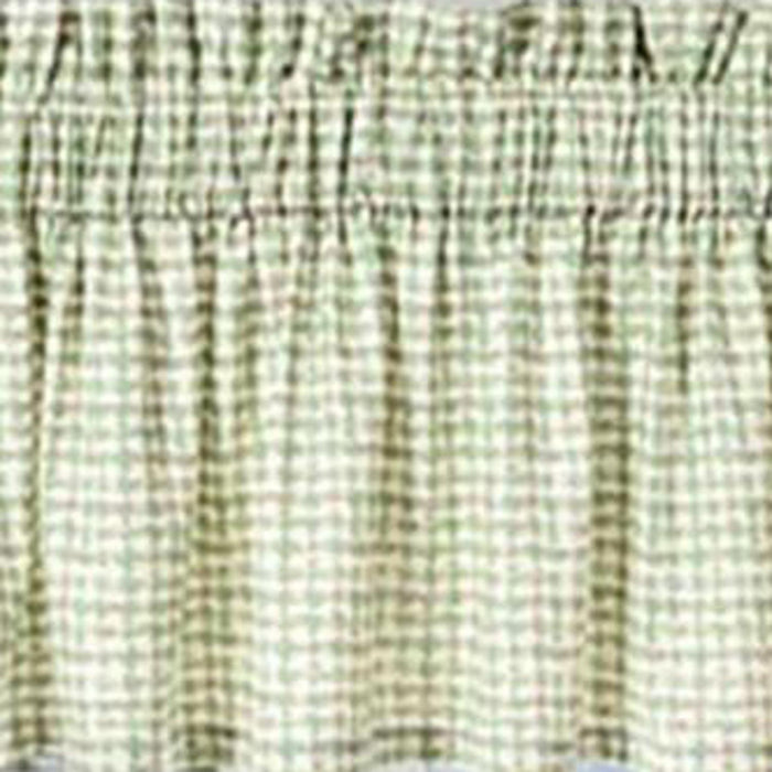 Ellis Curtain Davins High Quality Water Proof Room Darkening Blackout Tailored Window Valance - 80x15", Spa
