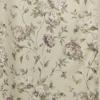 Ellis Curtain Abigail Classic Floral Design Button Holes Shower Curtain 72" x 72" Lilac