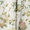 Ellis Curtain Abigail Classic Floral Design Button Holes Shower Curtain 72" x 72" Multicolor