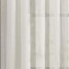 Ellis Curtain Cotton Voile 1.5" Rod Packet Tailored Curtain Panel Pair for Windows Natural