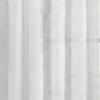 Ellis Curtain Cotton Voile 1.5" Rod Pocket Tailored Tier Pair for Windows White