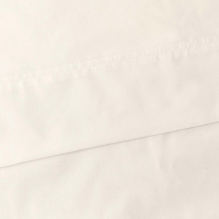 Ellis Classic Tailored Design in a Perma Press Fabric 3" Rod Pocket Tailored Pair with Ties Natural