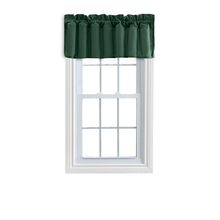 Ellis Stacey 3"Rod Pocket High Quality Fabric Solid Color Window Lined Swag Set Filler Valance 42"x13" Harvest