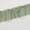 Ellis Curtain Madelyn Ruflled Victorian 1.5" Rod Pocket Window Curtain Tiers Sage