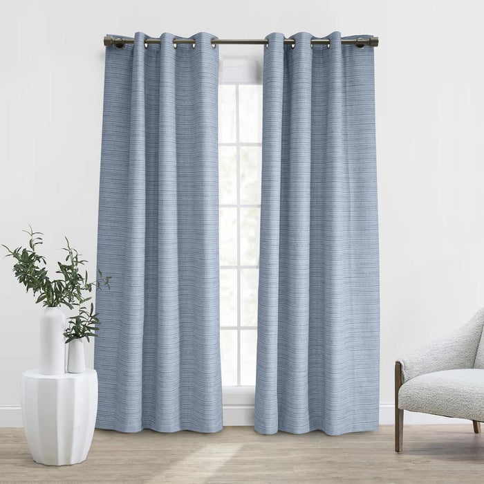 Thermaplus Patented Blackout Exclusive Curtain Rod Cap Finial Extendable Gun Metal