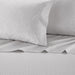 NY&C Home Lucille 4 Piece Sheet Set Super Soft Two-Tone Interlaced Geometric Pattern Print Design – Includes 1 Flat, 1 Fitted Sheet, and 2 Pillowcases, King, Grey - Gray