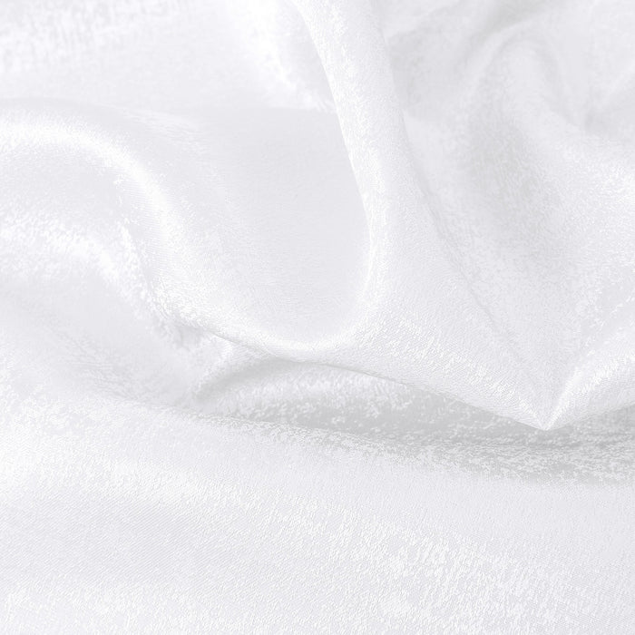 Olivia Gray Roxy Two Tone Jacquard Grommet Single Panel - 54x84", White