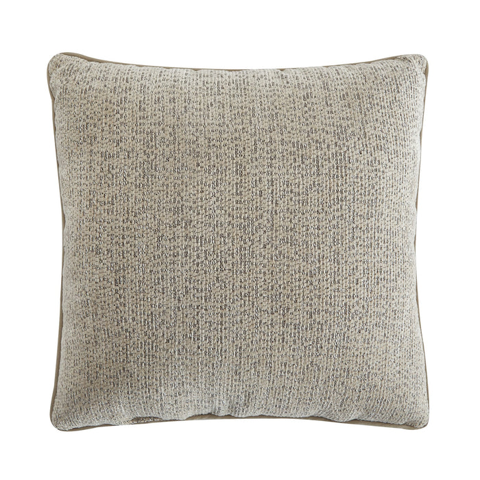 Chic Home Jodie Comforter Set Chenille Geometric Pattern Design Bedding - Decorative Pillows Shams Included - 6-Piece - Queen 92x96", Beige - Queen