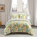 Chic Home Robin 3 Piece Duvet Cover Set Reversible Hand Painted Floral Print Design Bedding with Zipper Closure King Multi-color - King