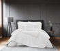 Chic Home Milos Cotton Comforter Set Dual Stripe Embroidered Border Hotel Collection Bed In A Bag Bedding - Includes Sheets Pillowcases Decorative Pillow Shams - 8 Piece - Queen 92x96, Gold - Queen