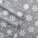 Micro Flannel Printed Deep-Pocket Sheet Set, King, Snowflakes Gray - King,Snowflakes Gray