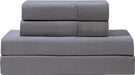 Chic Home Medallion Modern Pattern Microfiber 6/8 Pieces Comforter Bed In A Bag Sheet Set & Decorative Shams - Full/Queen 86x86, Black - Full/Queen