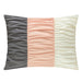 Chic Home Fay Comforter Set Ruched Color Block Design Bed In A Bag Blush, King - King