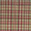 RLF Home Plaided Regal 100% Cotton with Fully Lined 3" Rod Pocket Valnance for Windows 50" x 17"
