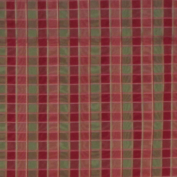 RLF Home Gabriel Check Cornice 100% Cotton with Fully Lined 3" Rod Pocket Valnance for Windows 50" x 17" Grape