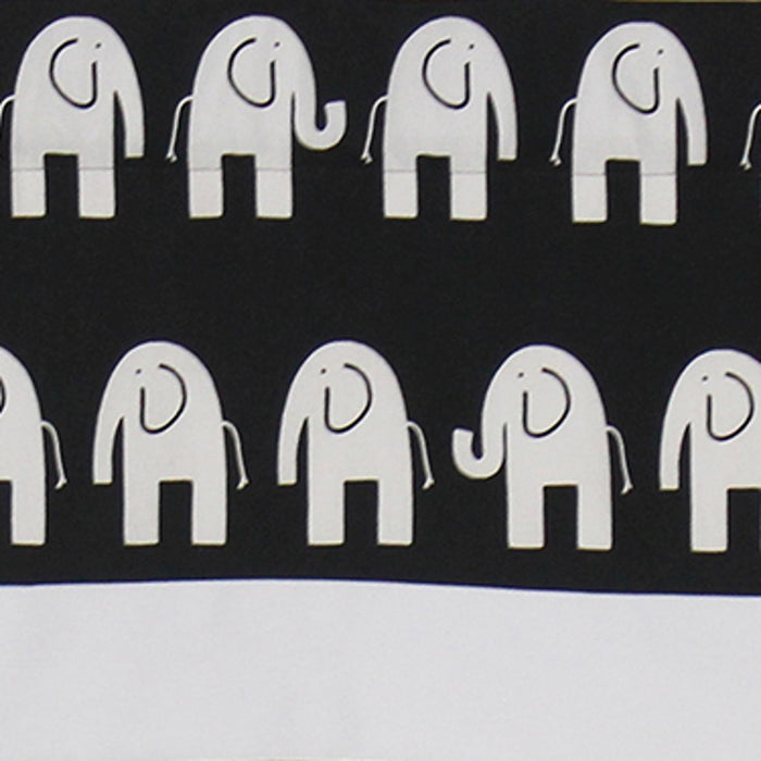 RLF Home Ele Banded 100% Cotton with Fully Lined 3" Rod Pocket Valnance for Windows 50" x 15"