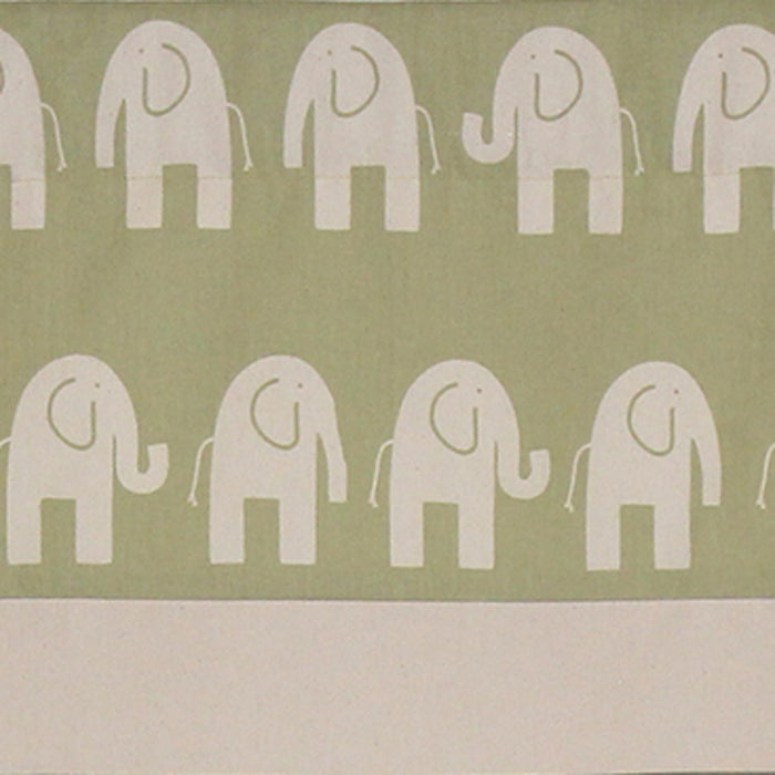RLF Home Ele Banded 100% Cotton with Fully Lined 3" Rod Pocket Valnance for Windows 50" x 15"