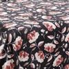 Plazatex Luxurious Ultra Soft Lightweight Altura Printed Blanket Grey Floral