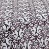 Plazatex Luxurious Ultra Soft Lightweight Chantal Printed Blanket White
