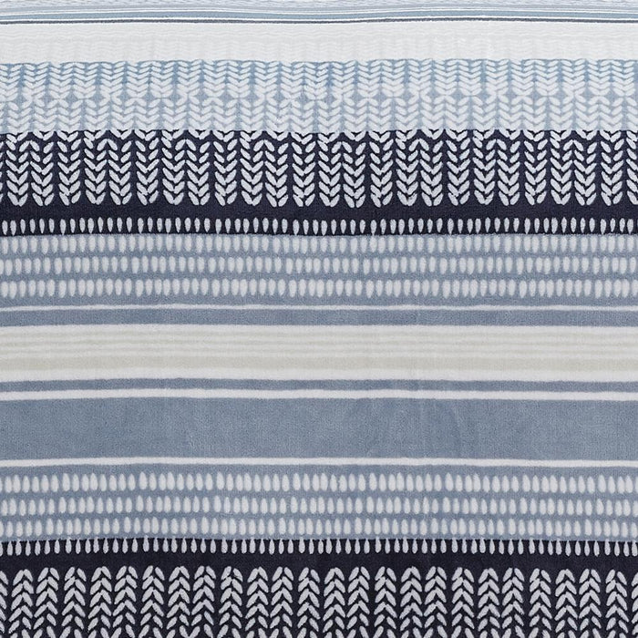 Plazatex Anissa Printed Luxurious Ultra Soft Lightweight Bed Blanket Multicolor