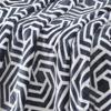 Plazatex Azmera plush Decorative Warm and Comfortable Machine Washable Throw 50" x 70" Black & White